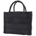 SALVATORE SMALL TOTE ISETAN SHINJUKU EXCLUSIVE: SALVATORE Small Tote Isetan Shinjuku Exclusive Brand: Ferragamo Type/Style: Tote Bag Material: Denim Color: Navy Size: W: 26cm (bottom) / H: 21.5cm / D: 14cm Accessories: None Accessories Notice: