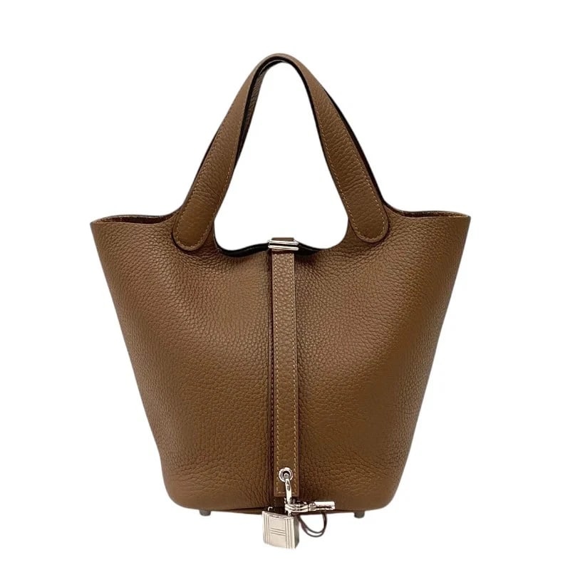 HERMES PICOTIN LOCK PM K STAMP ARZANE: Hermes Picotin Lock PM K Stamp Arzane Brand: HERMES Type/Style: Handbag Material: Taurillon Clemence Color: Alzhan / SV Hardware Size: W: 18cm / H: 18cm / D: 13cm Accessories: None Accesso