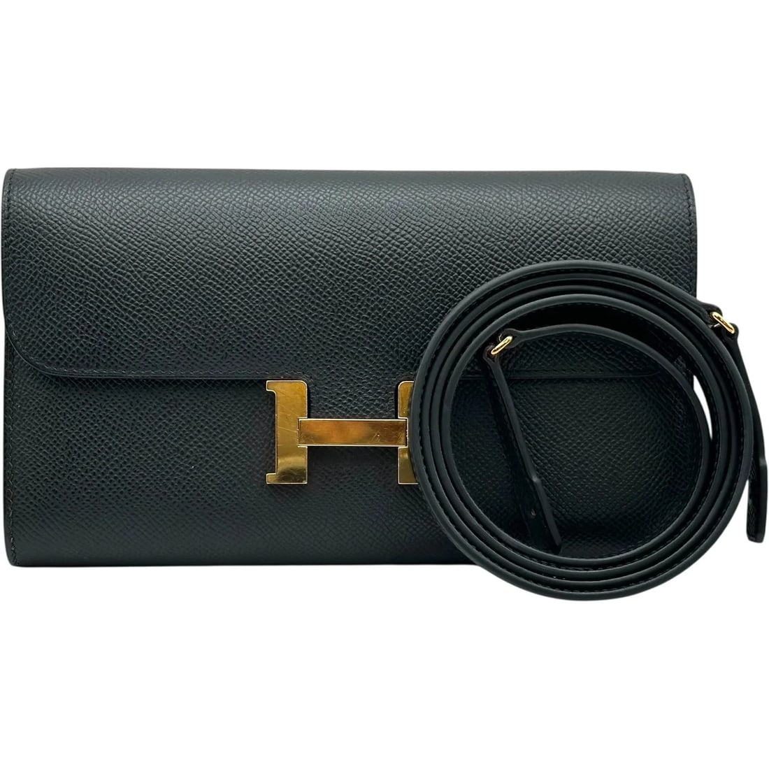 HERMES CONSTANCE BLACK GHW EPSOM SHOULDER BAG: HERMES Constance Black GHW Epsom Shoulder Bag Brand: HERMES Type/Style: Handbag Material: Epson Color: Black / GD Hardware Size: W: 20.5cm / H: 12cm / D: 2.5cm Accessories: None Accessories Notice: