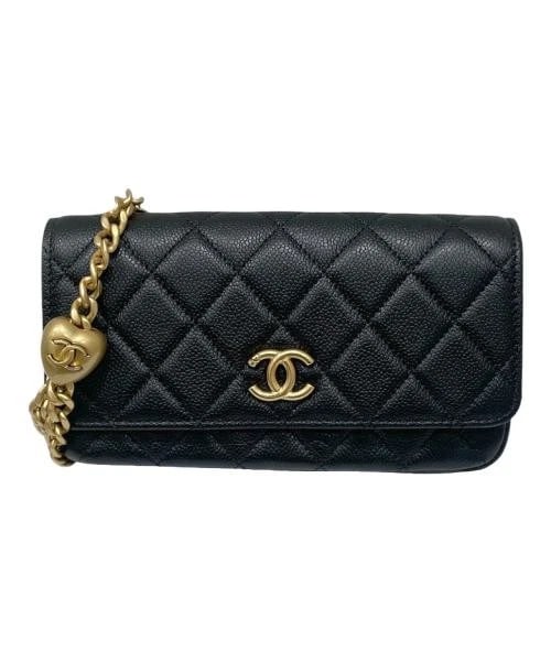 CHANEL WAIST SHOULDER POUCH: CHANEL Waist Shoulder Pouch Brand: CHANEL Type/Style: Handbag Material: Caviar Skin Color: Black Size: H:10.0cm / W:17.0cm / D:3.0cm Accessories: None Accessories Notice: When purchasing p
