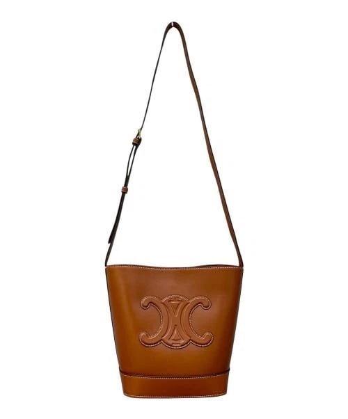 CELINE SMALL BUCKET TRIOMPHE CUIR - 3