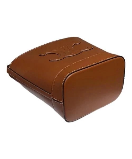 CELINE SMALL BUCKET TRIOMPHE CUIR - 4