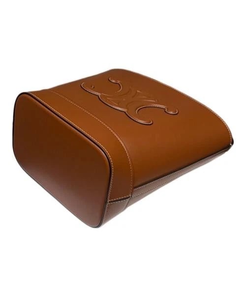 CELINE SMALL BUCKET TRIOMPHE CUIR - 5