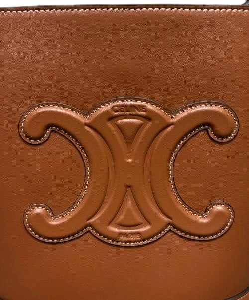 CELINE SMALL BUCKET TRIOMPHE CUIR - 6
