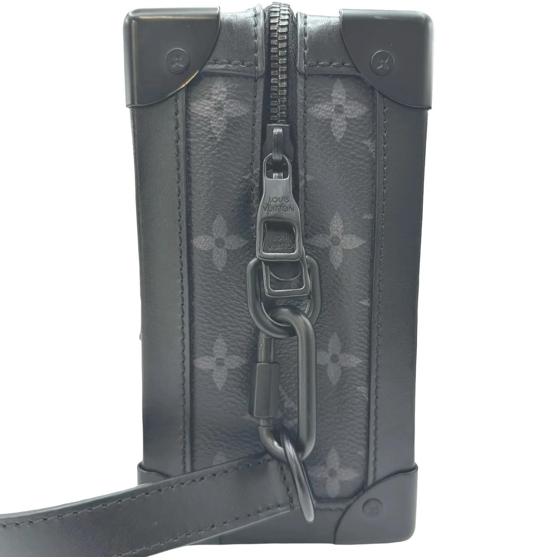 LOUIS VUITTON BLACK MONOGRAM ECLIPSE SHOULDER BAG - 4