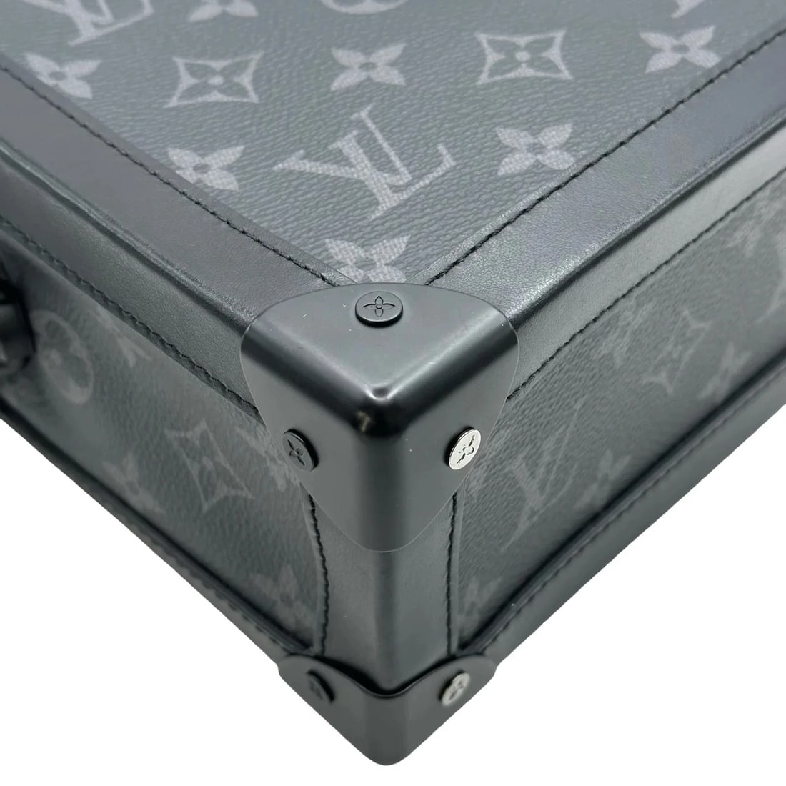 LOUIS VUITTON BLACK MONOGRAM ECLIPSE SHOULDER BAG - 6