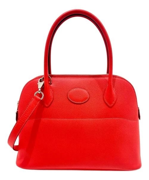 HERMES BOLIDE 27 ROSE JAIPUR SHW: HERMES Bolide 27 Rose Jaipur SHW Brand: HERMES Type/Style: Handbag Material: Veau Epsom Color: Rose Jaipur Size: H:19.0cm / W:27.0cm / D:9.0cm Accessories: None Accessories Notice: When purchasing