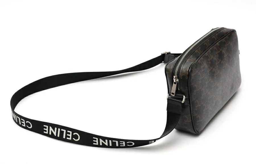 CELINE MEDIUM TRIUMPH CANVAS BLACK - 2