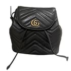 GUCCI GG MARMONT QUILTED BACKPACK BLACK: GUCCI GG Marmont Quilted Backpack Black Brand: GUCCI Type/Style: Handbag Material: Leather Color: Black Size: W: 20cm / H: 18cm / D: 10cm Accessories: None Accessories Notice: When purchasing