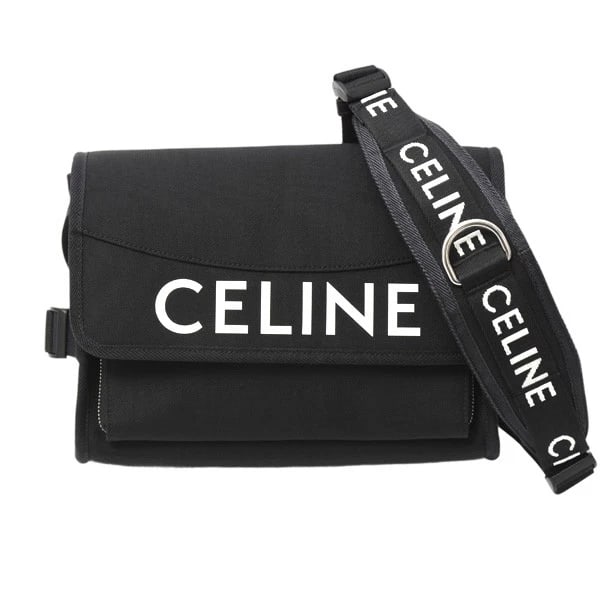 CELINE SMALL TREKKING MESSENGER NYLON BLACK: Celine Small Trekking Messenger Nylon Black Brand: CELINE Type/Style: Handbag Material: Exterior Material Nylon Color: Exterior Color Black Size: W: 25.5cm ? H: 20cm ? D: 7cm Accessories: None
