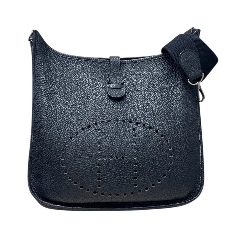 HERMES PM BLACK ? SHW SHOULDER BAG: HERMES PM Black ? SHW Shoulder Bag Brand: HERMES Type/Style: Handbag Material: Taurillon Clemence Color: Black x SV Hardware Size: W: 29cm / H: 31.5cm / D: 8cm Accessories: None Accessories Notice: