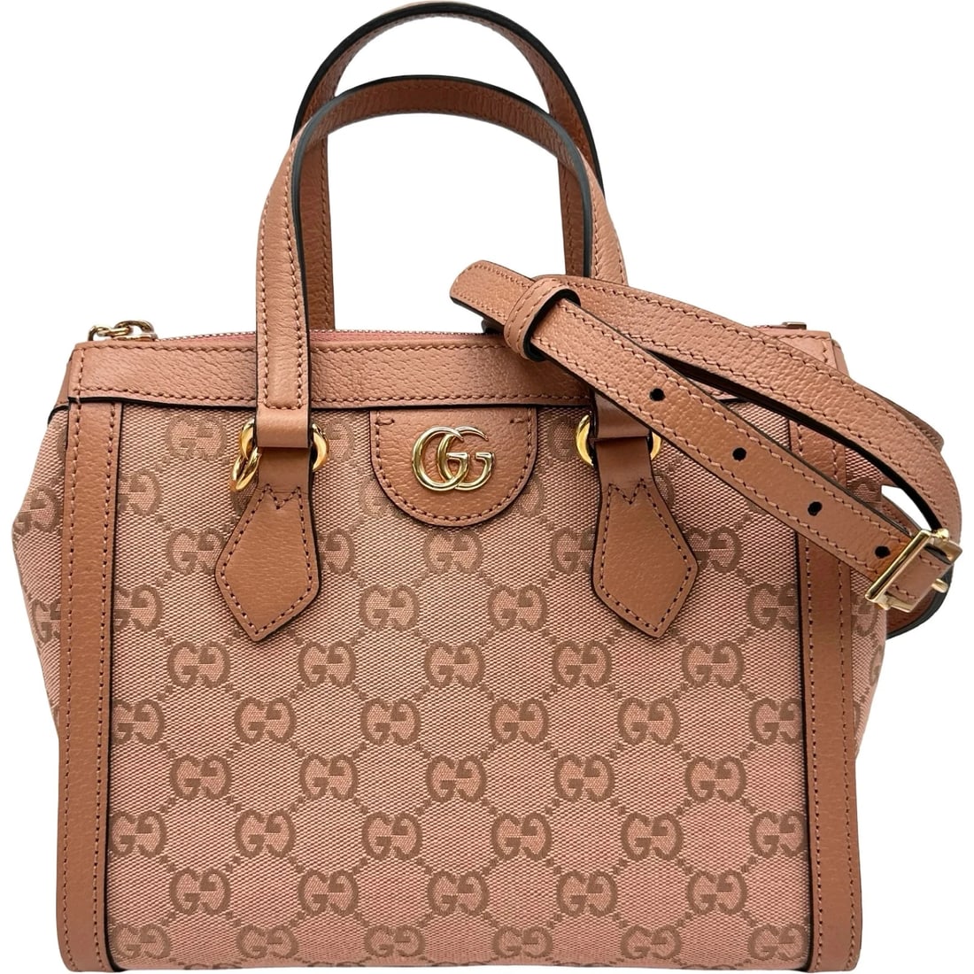 GUCCI GG SMALL PINK GG CANVAS: GUCCI GG Small Pink GG Canvas Brand: GUCCI Type/Style: Handbag Material: Gg Canvas Color: pink Size: W: 23.5cm / H: 20cm / D: 9cm Accessories: None Accessories Notice: When purchasing pre-