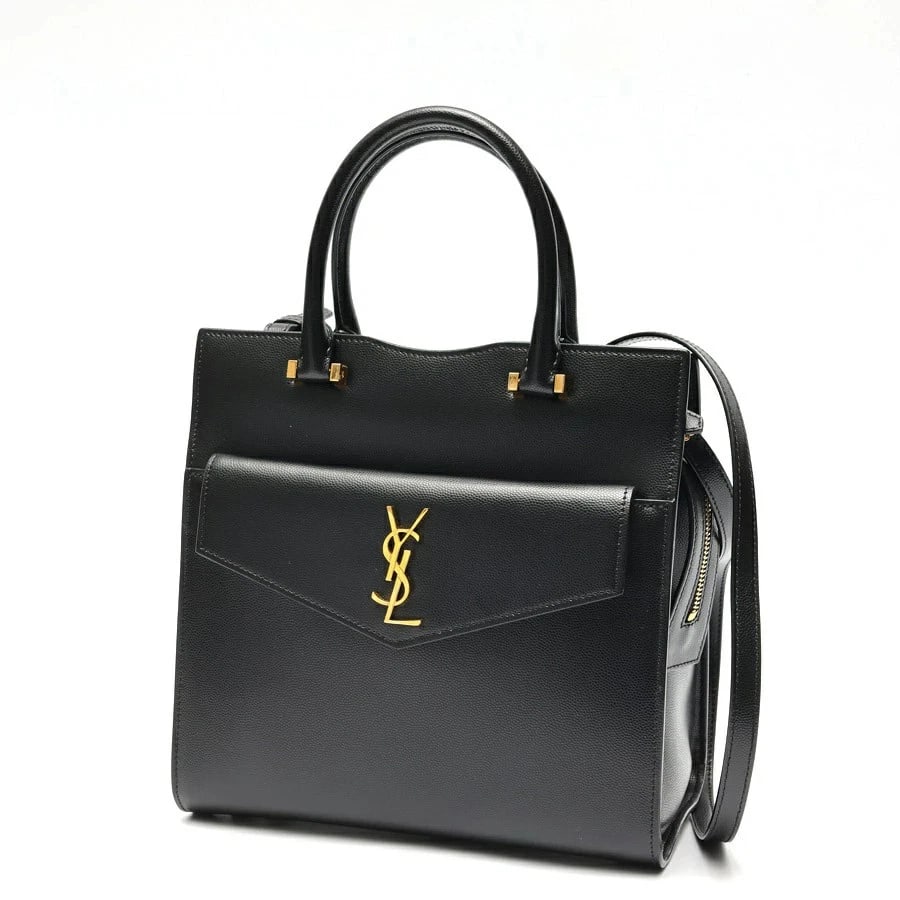 SAINT LAURENT UPTOWN SMALL HANDBAG BLACK (1 of 4)