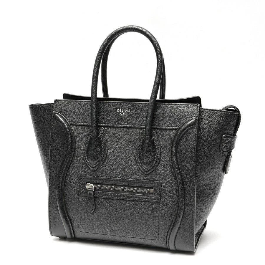 CELINE LUGGAGE MICRO DRUMMED CALFSKIN BLACK (1 of 4)