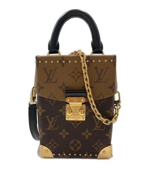 LOUIS VUITTON CAMERA BOX MONOGRAM REVERSE: LOUIS VUITTON Camera Box Monogram Reverse Brand: LOUIS VUITTON Type/Style: Handbag Material: Monogram Canvas / Monogram Reverse Canvas Color: Brown Size: H:17.0cm / W:12.0cm / D:6.0cm Accessories: