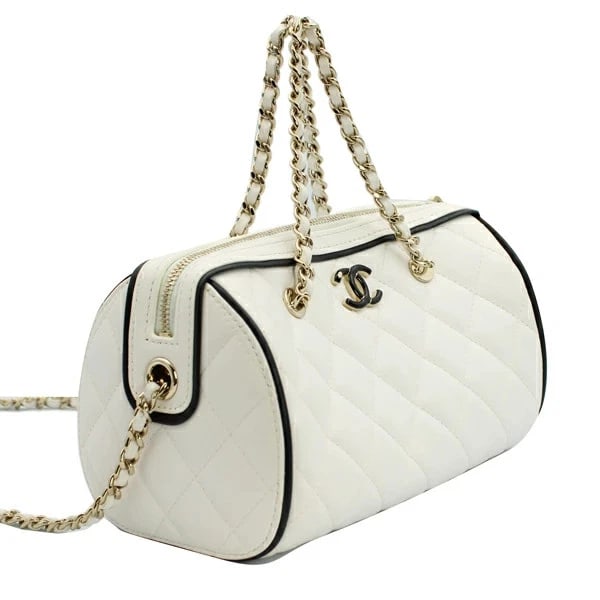 CHANEL MATELASS MINI DRUM CHAIN BAG - 2