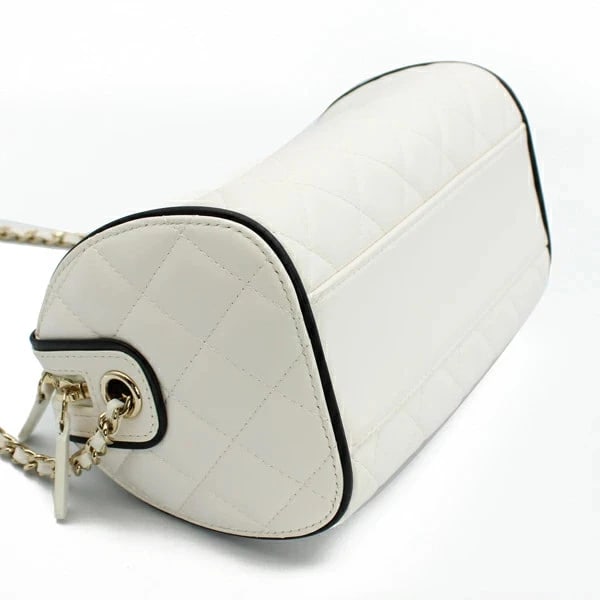 CHANEL MATELASS MINI DRUM CHAIN BAG - 4