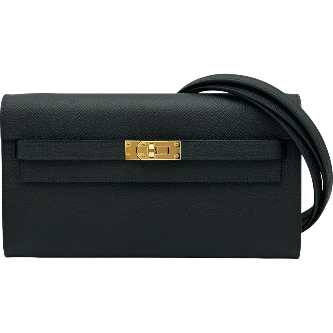 HERMES KELLY BLACK GHW EPSOM SHOULDER BAG: HERMES Kelly Black GHW Epsom Shoulder Bag Brand: HERMES Type/Style: Handbag Material: Epson Color: Black / GD Hardware Size: W: 20.5cm / H: 11.5cm / D: 3cm Accessories: None Accessories No