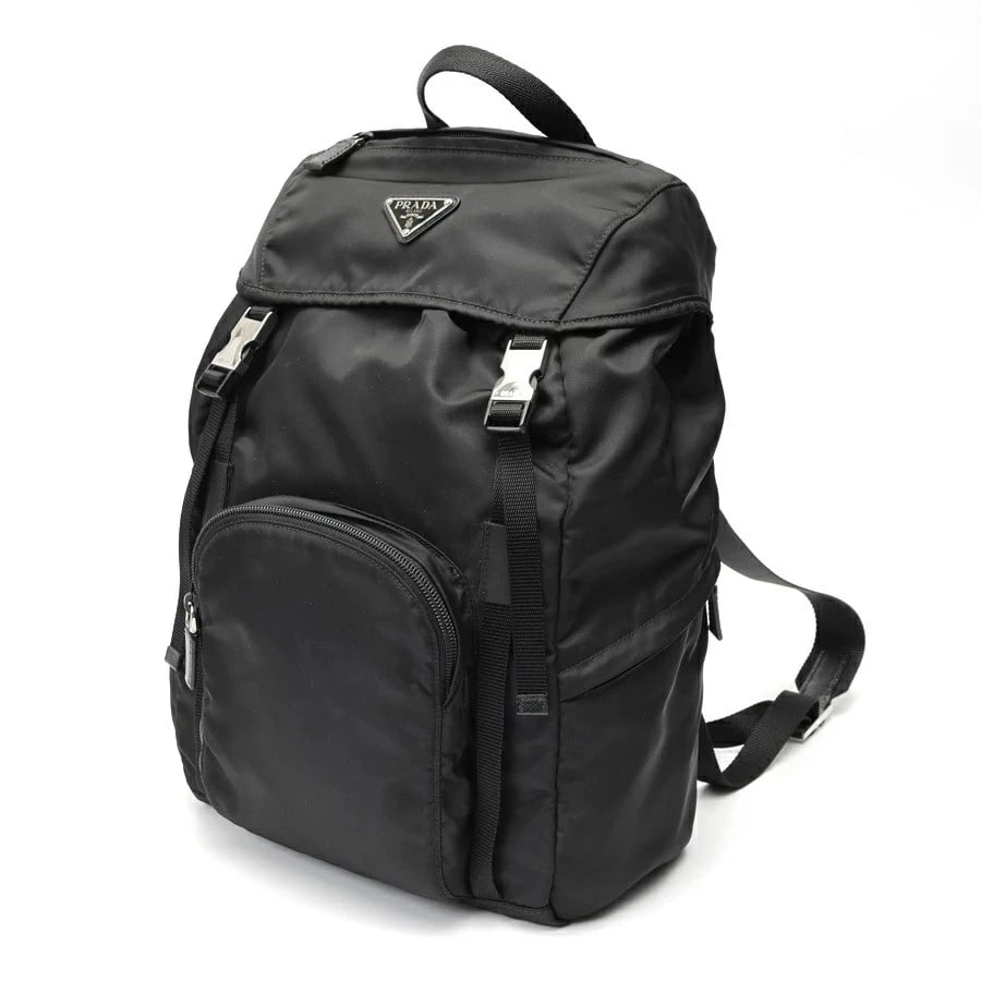 PRADA NYLON BACKPACK RUCKSACK NYLON BLACK: Prada Nylon Backpack Rucksack Nylon Black Brand: Prada Type/Style: Bag Material: Nylon Color: Black Size: W25?H35.5?D15.5cm Accessories: None Accessories Notice: When purchasing pre-owned