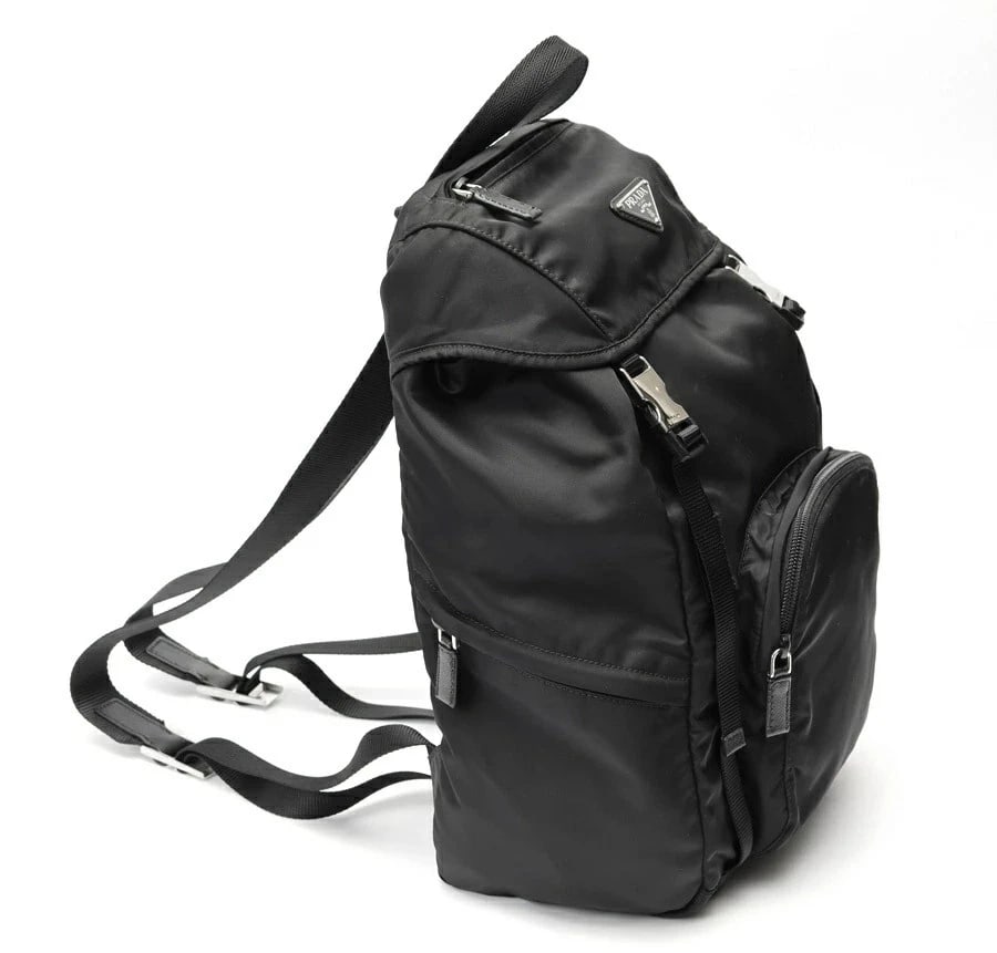 PRADA NYLON BACKPACK RUCKSACK NYLON BLACK - 2
