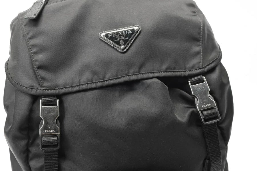 PRADA NYLON BACKPACK RUCKSACK NYLON BLACK - 5