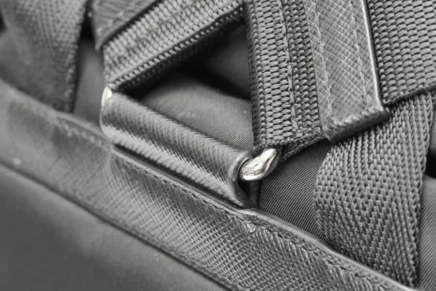 PRADA NYLON BACKPACK RUCKSACK NYLON BLACK - 6