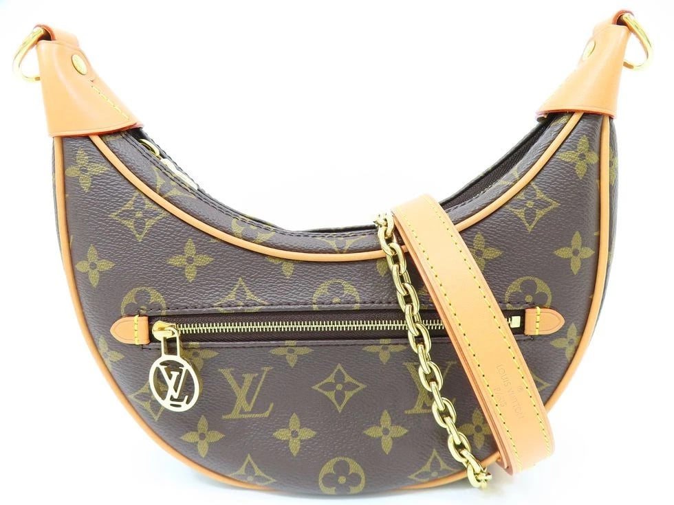 LOUIS VUITTON MONOGRAM LOOP SHOULDER BAG: Louis Vuitton Monogram Loop Shoulder Bag Brand: LOUIS VUITTON Type/Style: Handbag Material: Monogram Color: brown Size: W 24 ? H 13 ? G 6cm Accessories: None Accessories Notice: When purch