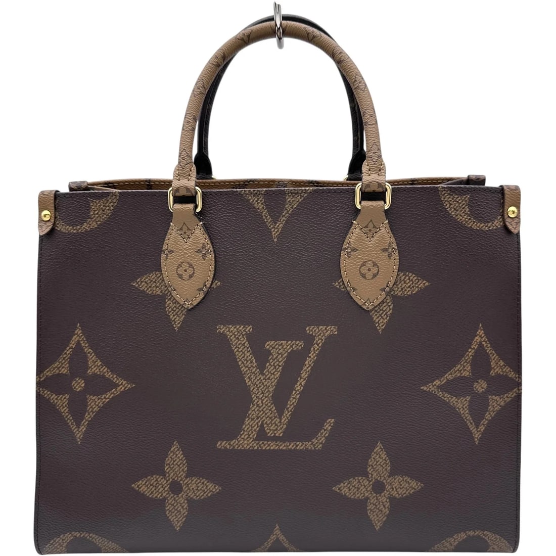 LOUIS VUITTON MM GIANT REVERSE MONOGRAM TOTE: LOUIS VUITTON MM Giant Reverse Monogram Tote Brand: LOUIS VUITTON Type/Style: Handbag Material: Giant Reverse Color: Brown Size: W: 34.5cm / H: 26cm / D: 15cm Accessories: None Accessories