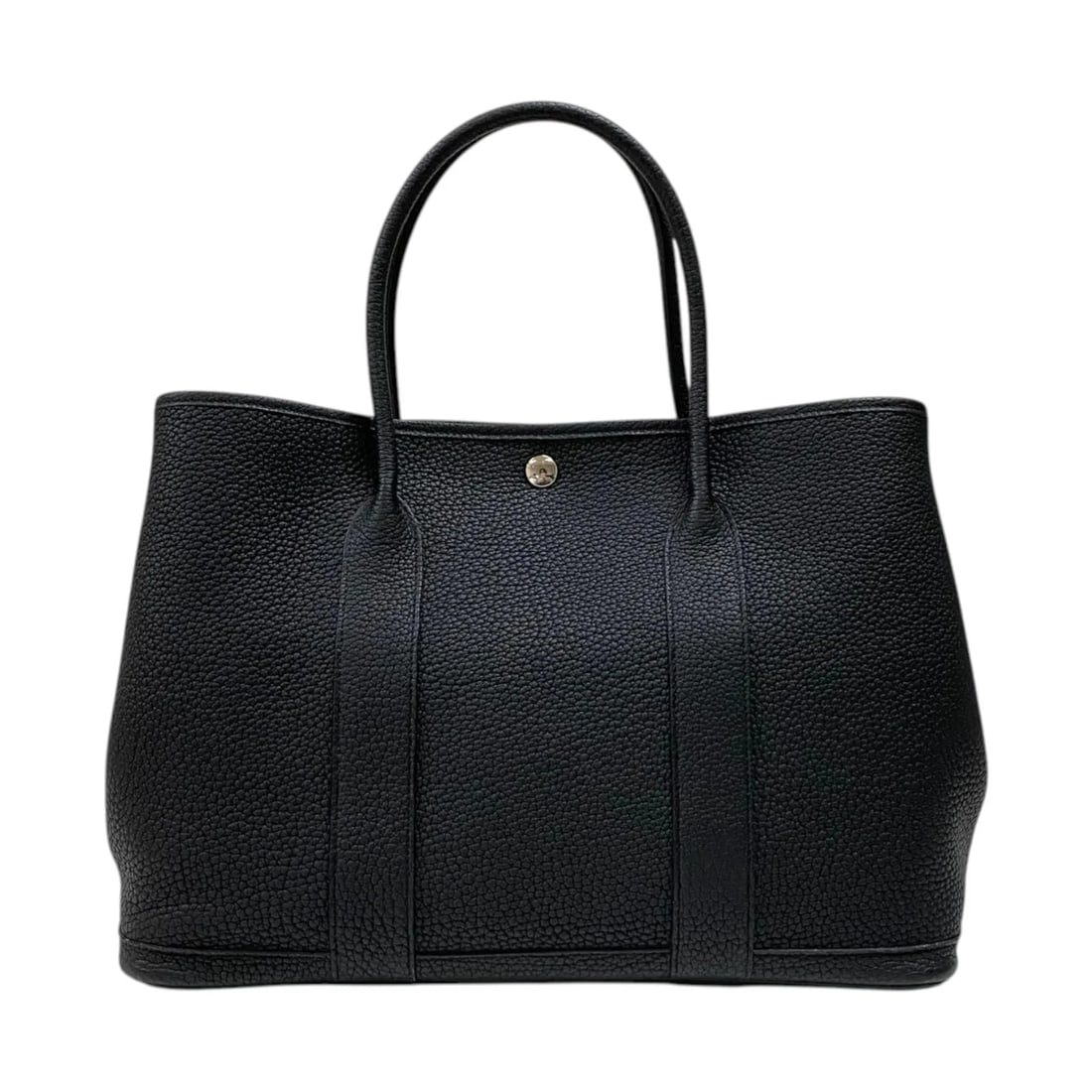HERMES GARDEN PARTY PM U STAMP BLACK: HERMES Garden Party PM U Stamp Black Brand: HERMES Type/Style: Handbag Material: Country Color: black Size: W: 36cm / H: 25cm / D: 18cm Accessories: None Accessories Notice: When purchasing pre-owned