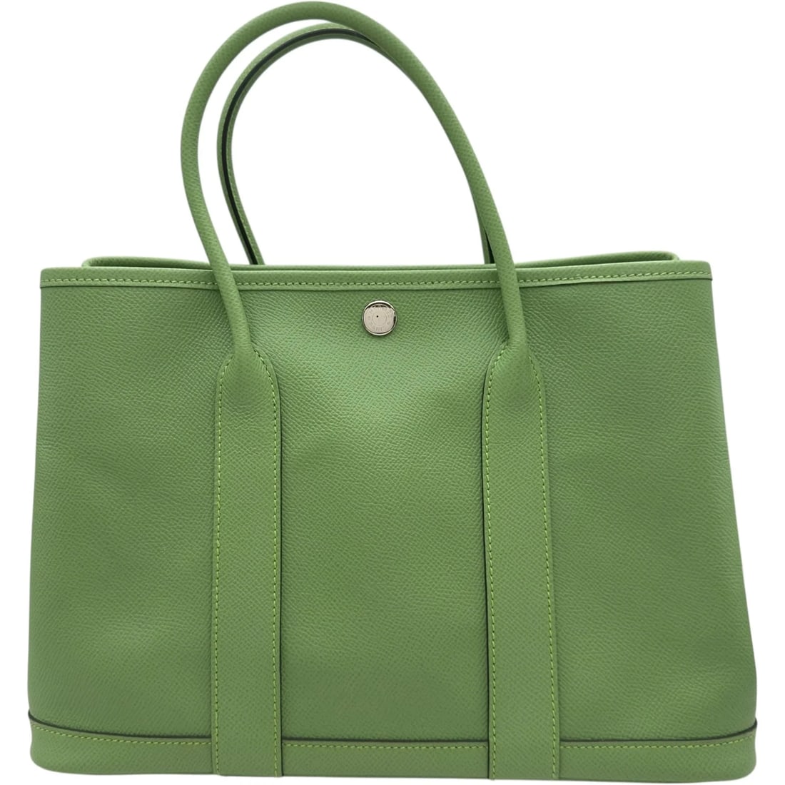 HERMES GARDEN PARTY TPM VEAU CRIQUET SHW EPSOM: HERMES Garden Party TPM Veau Criquet SHW Epsom Brand: HERMES Type/Style: Handbag Material: Epson Color: Veil Cricket / SV Hardware Size: W: 30cm / H: 21cm / D: 13cm Accessories: None Accessories