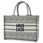 MISS DIOR BOOK TOTE MEDIUM JAPAN LIMITED EDITION: Miss Dior Book Tote Medium Japan Limited Edition Brand: Dior Type/Style: Tote Bag Material: Jacquard Color: White Size: W: 36.5cm (bottom) / H: 27.5cm / D: 16cm Accessories: None Accessories Notice: