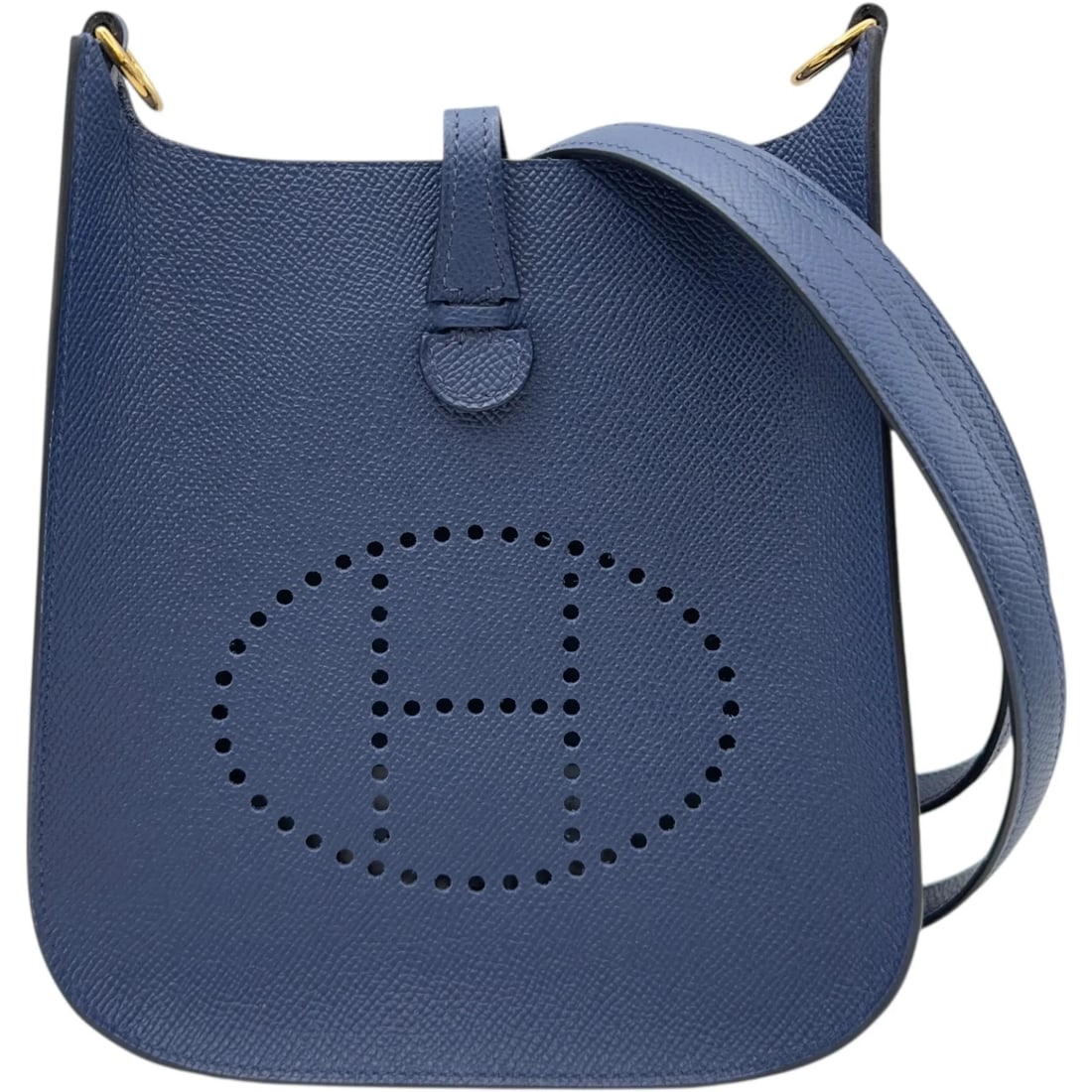 HERMES EVELYNE SAPHIR GHW EPSOM SHOULDER BAG (1 of 6)