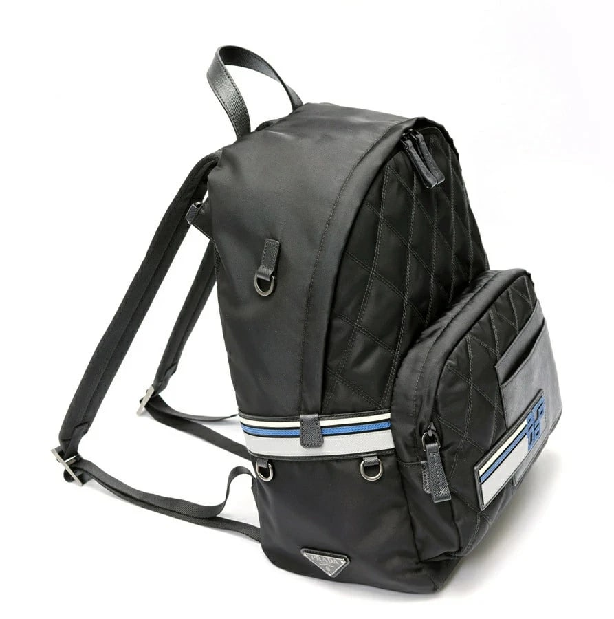 PRADA BACKPACK RUCKSACK QUILTED BLACK - 2