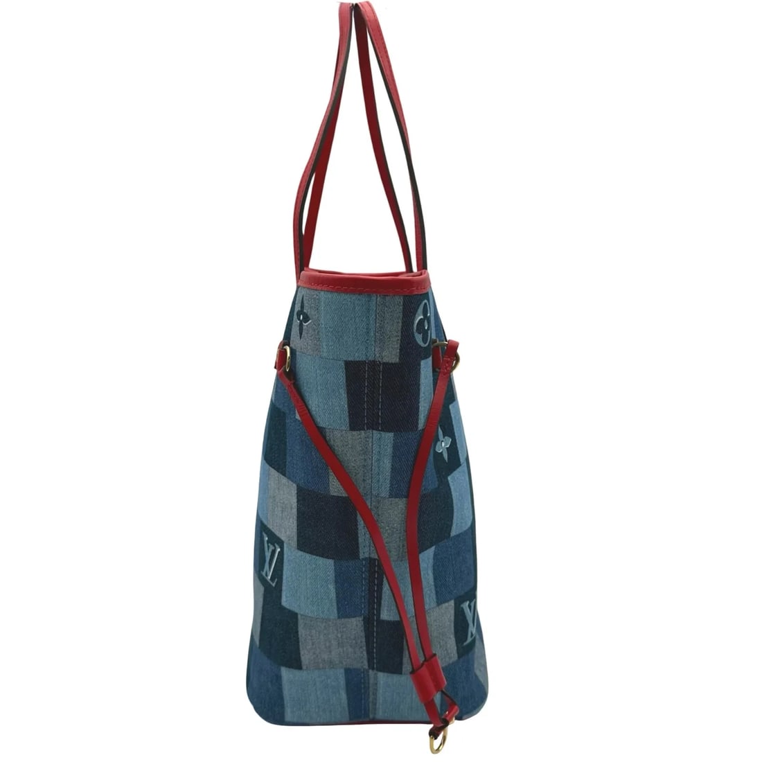 LOUIS VUITTON NEVERFULL MM SQUARE PATCHWORK TOTE - 3