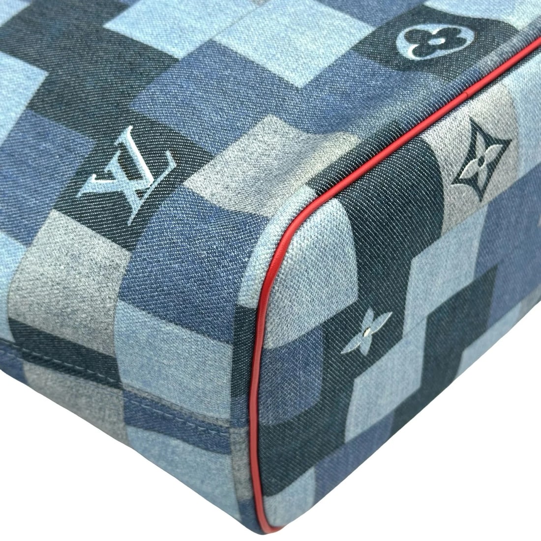 LOUIS VUITTON NEVERFULL MM SQUARE PATCHWORK TOTE - 6