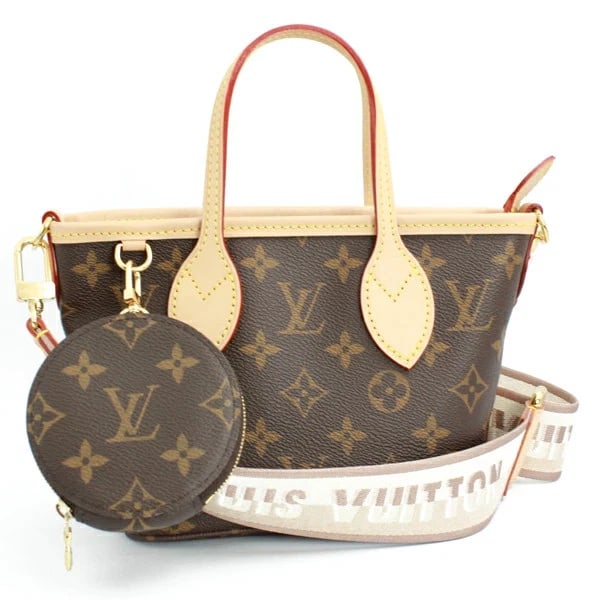 LOUIS VUITTON NEVERFULL BB MONOGRAM MONOGRAM CANVAS: Louis Vuitton Neverfull BB Monogram Monogram Canvas Brand: Louis Vuitton Type/Style: Handbag Material: Monogram Canvas Color: Brown Size: W: 17-22.5cm ? H: 15cm ? D: 8.5cm Accessories: None