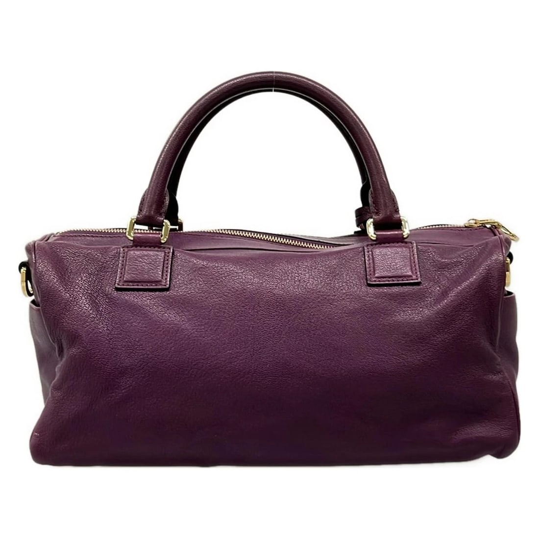 LOEWEPURPLE LEATHER HANDBAG - 3