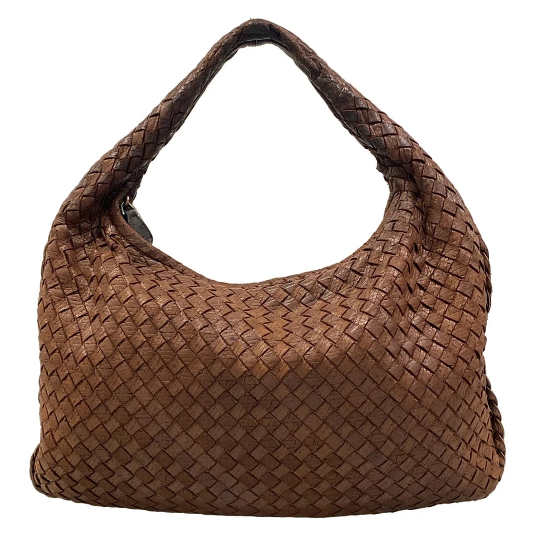BOTTEGA VENETA MEDIUM VENETA BAG DARK BROWN LEATHER HANDBAG (1 of 9)