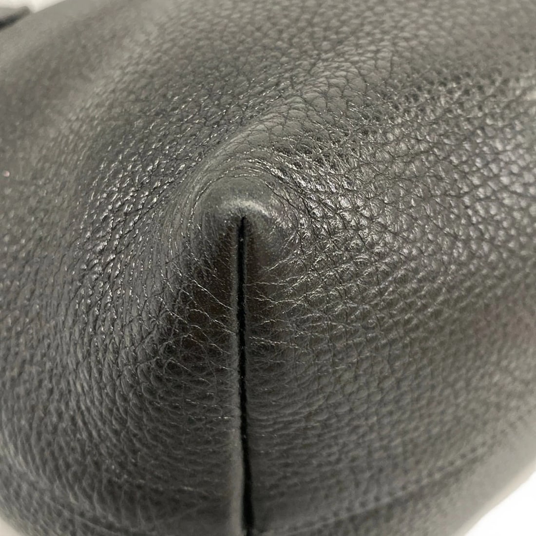 PRADA BLACK LEATHER HANDBAG - 6