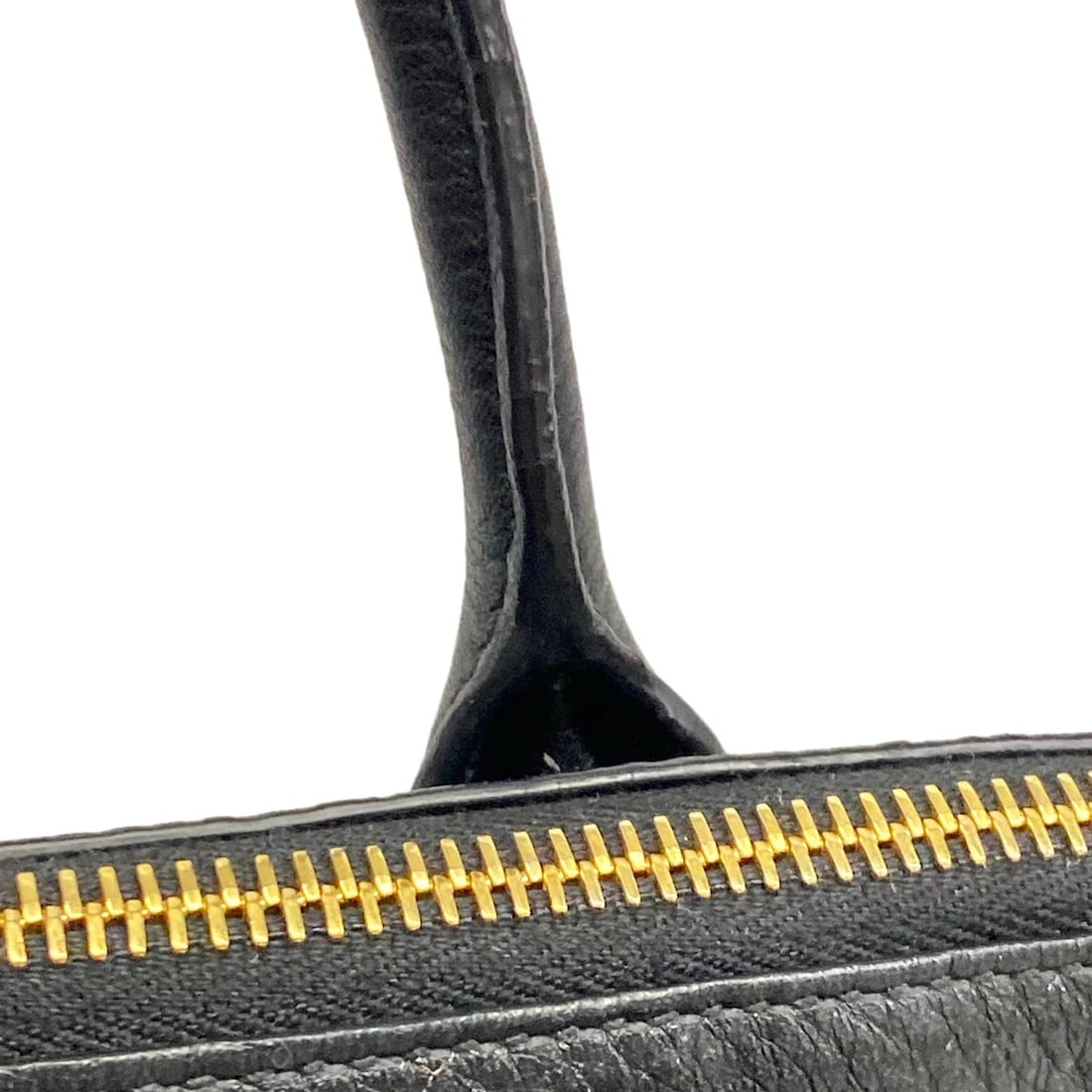 PRADA BLACK LEATHER HANDBAG - 8