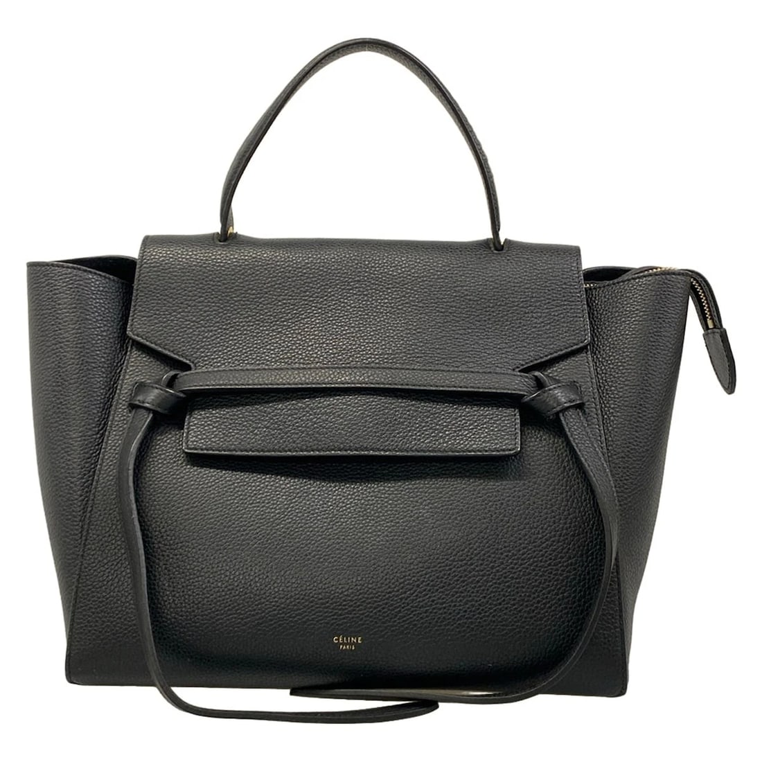 CELINE BELT BAG MINIBLACK LEATHER HANDBAG (1 of 9)