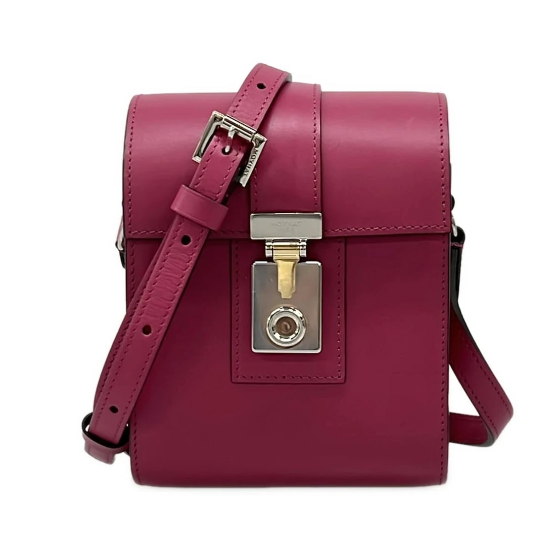MOYNAT CABOTIN PINK LEATHER SHOULDER BAG: MOYNAT Cabotin Pink Leather Shoulder Bag Brand: MOYNAT Type/Style: Shoulder Bag Material: Exterior Material Leather Color: Exterior Color Pink Size: Height : 6.1 inch (15.5 cm) Width : 4.92 inch (12.5