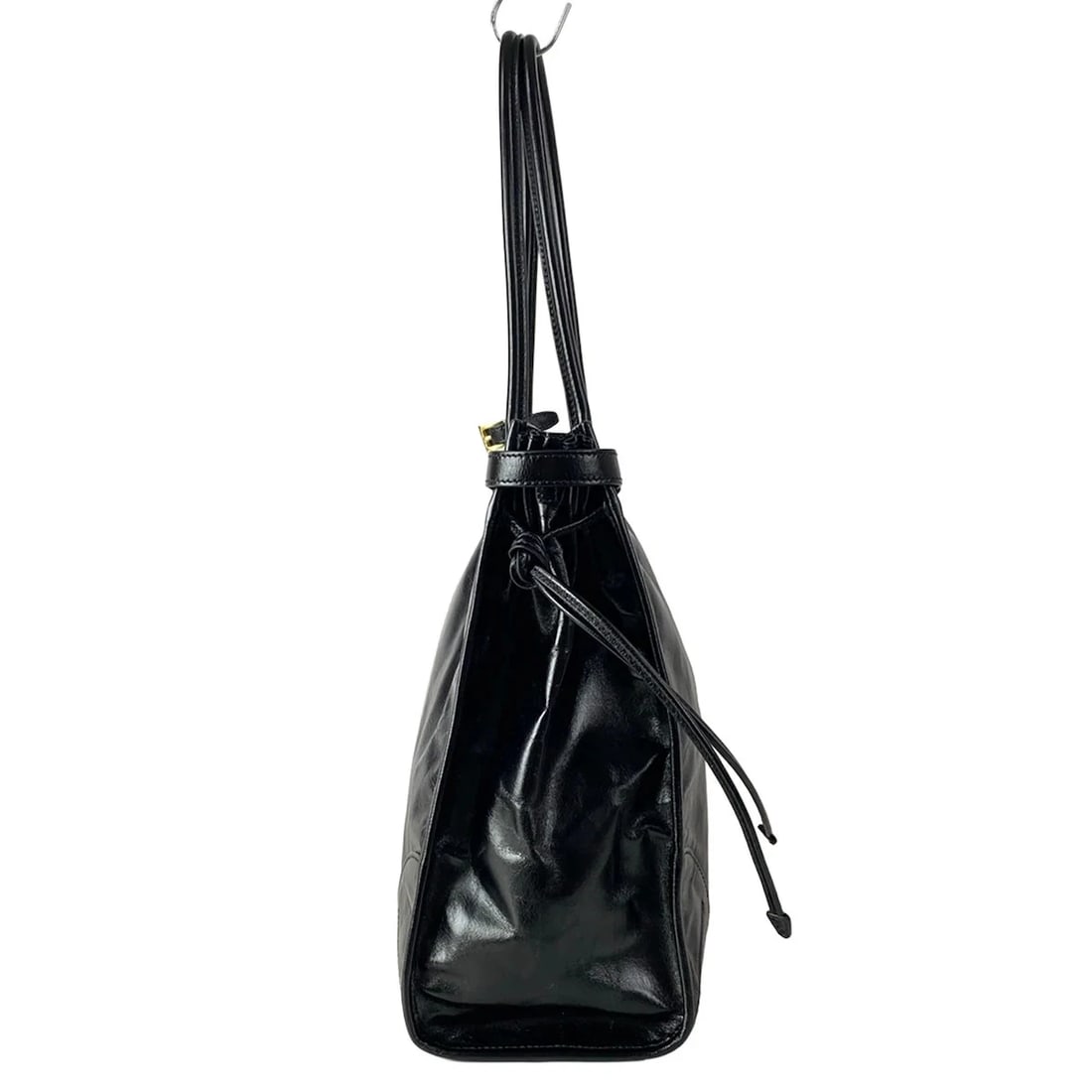 PRADA BLACK LEATHER SHOULDER BAG - 2