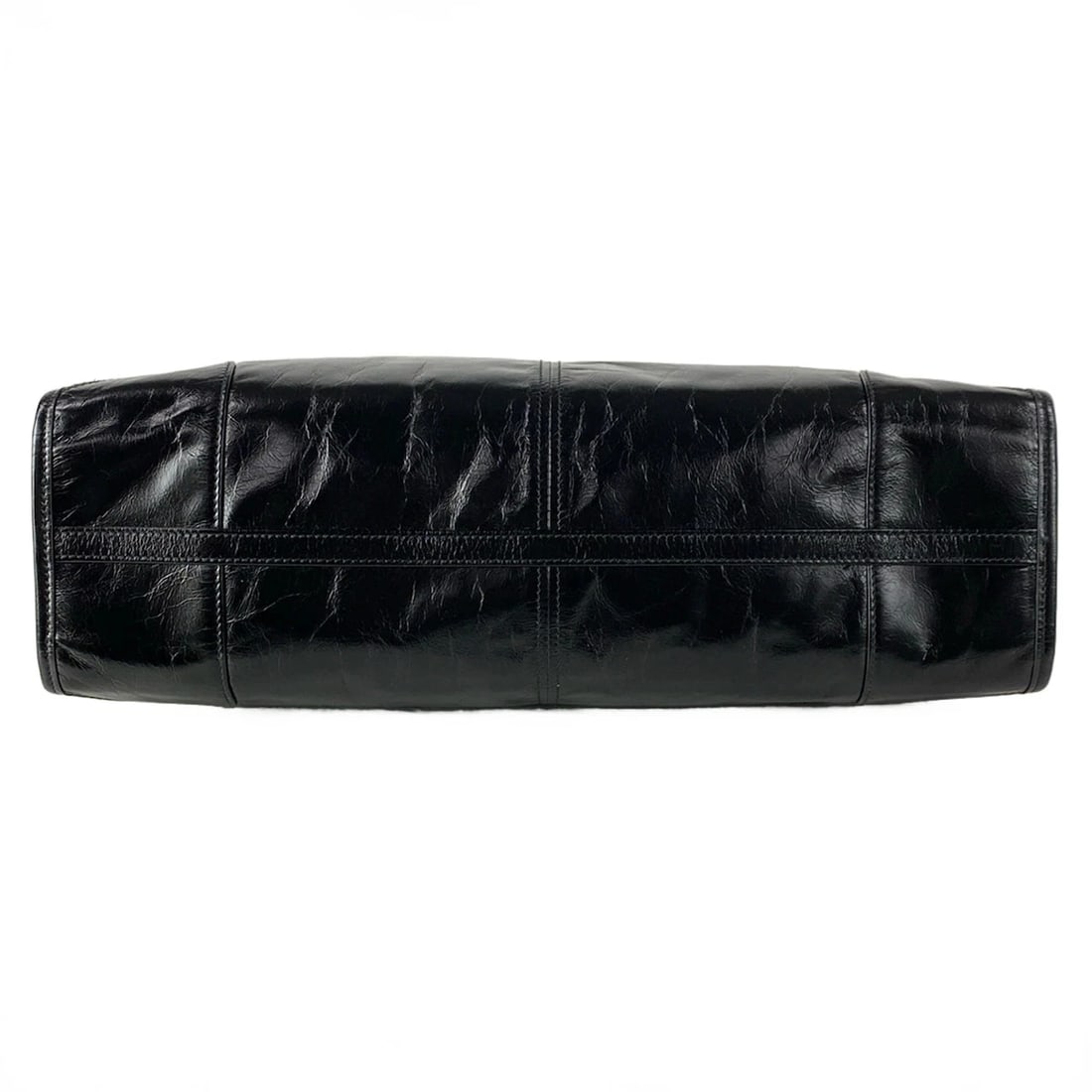 PRADA BLACK LEATHER SHOULDER BAG - 5
