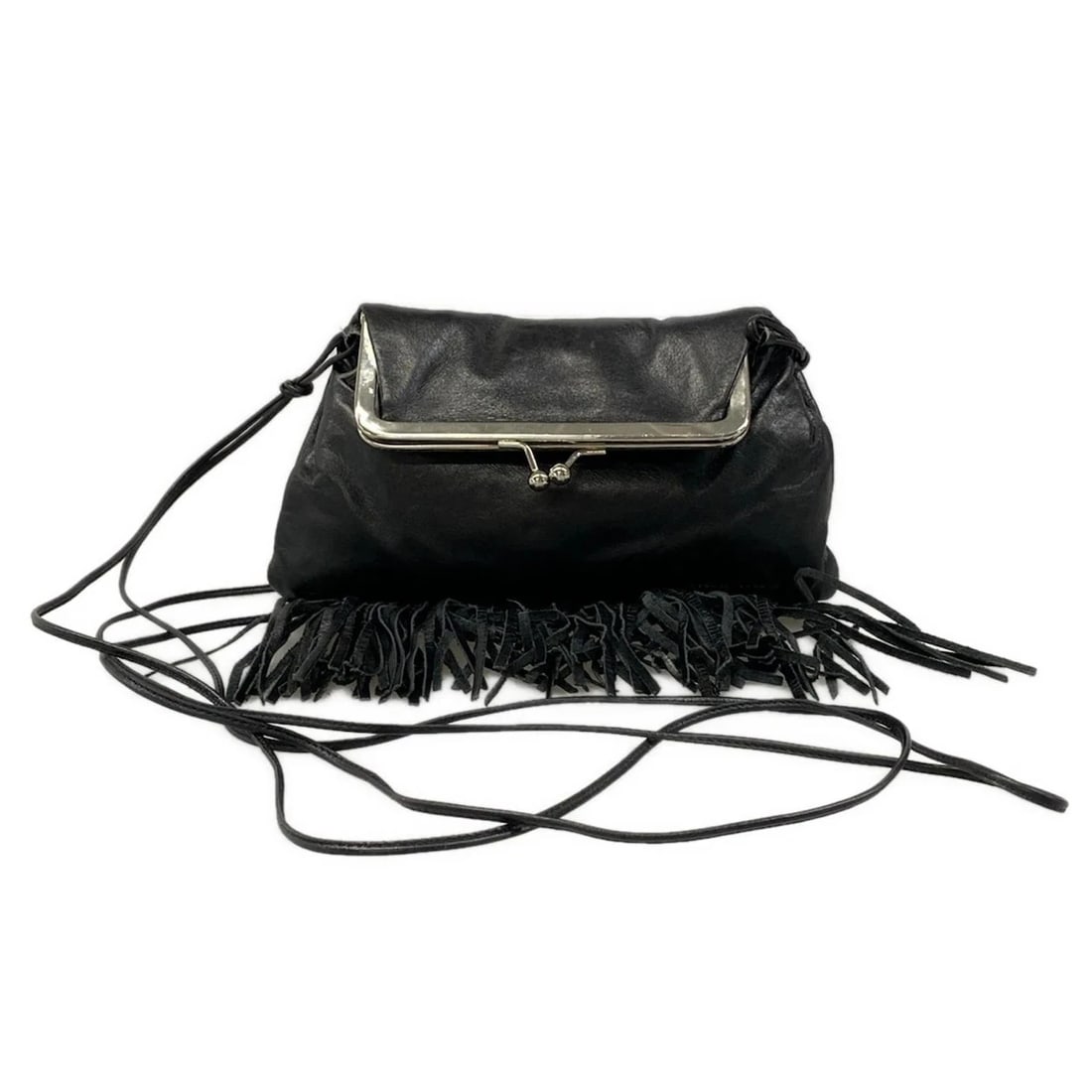 MIUMIU BLACK LEATHER SHOULDER BAG (1 of 10)