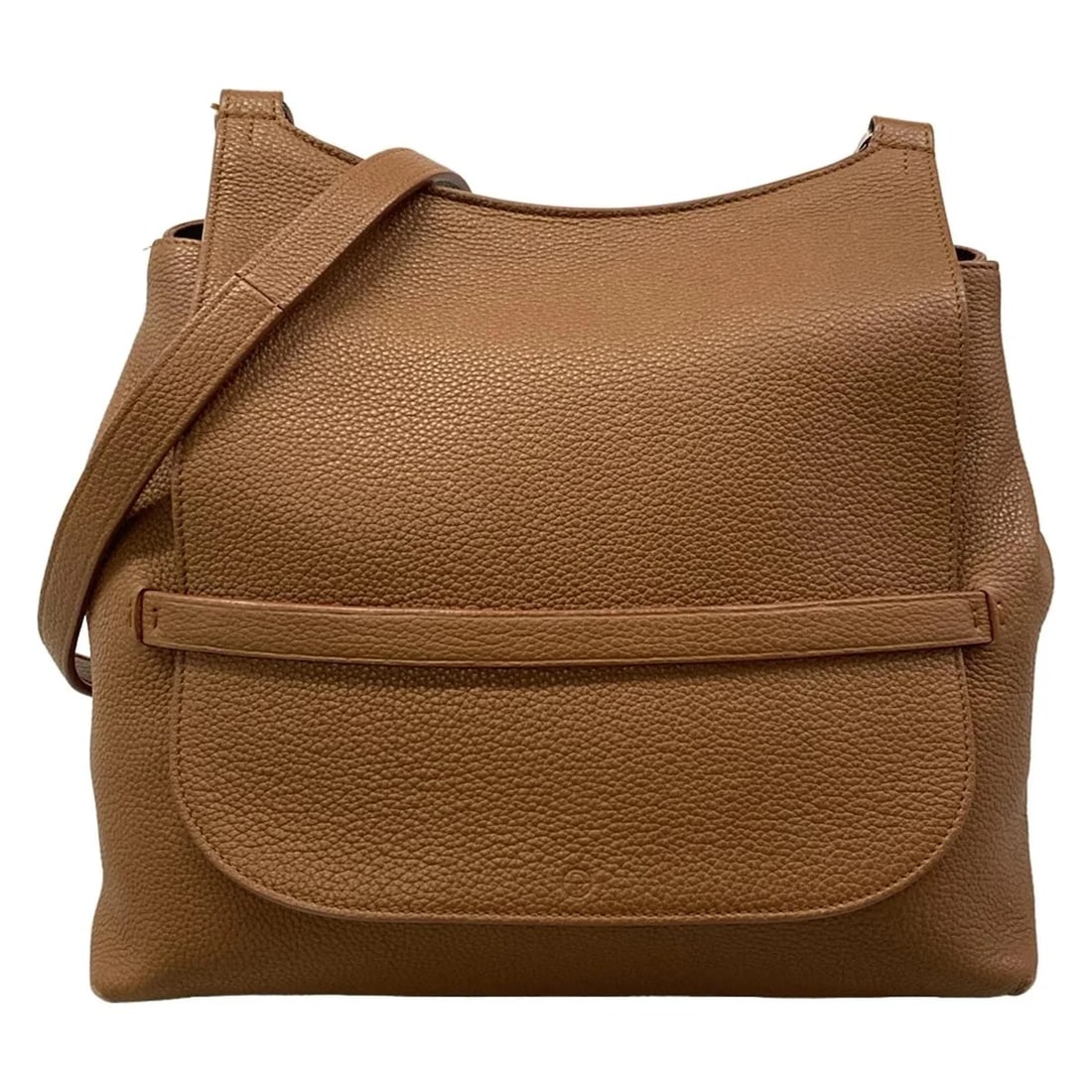 THE ROW SIDEBY CROSSBODY BAG BROWN LEATHER SHOULDER BAG (1 of 11)