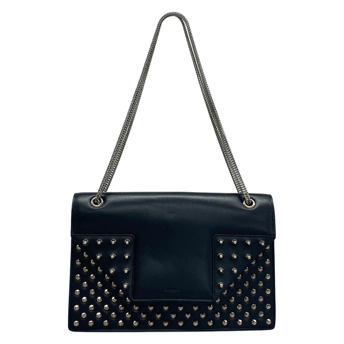 SAINT LAURENT PARIS BETTY BLACK LEATHER SHOULDER BAG (1 of 11)