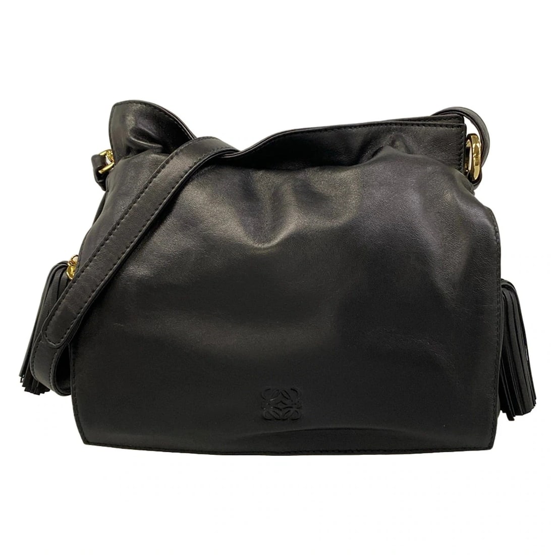 LOEWE FLAMENCO BLACK NAPPA LEATHERSHOULDER BAG (1 of 9)