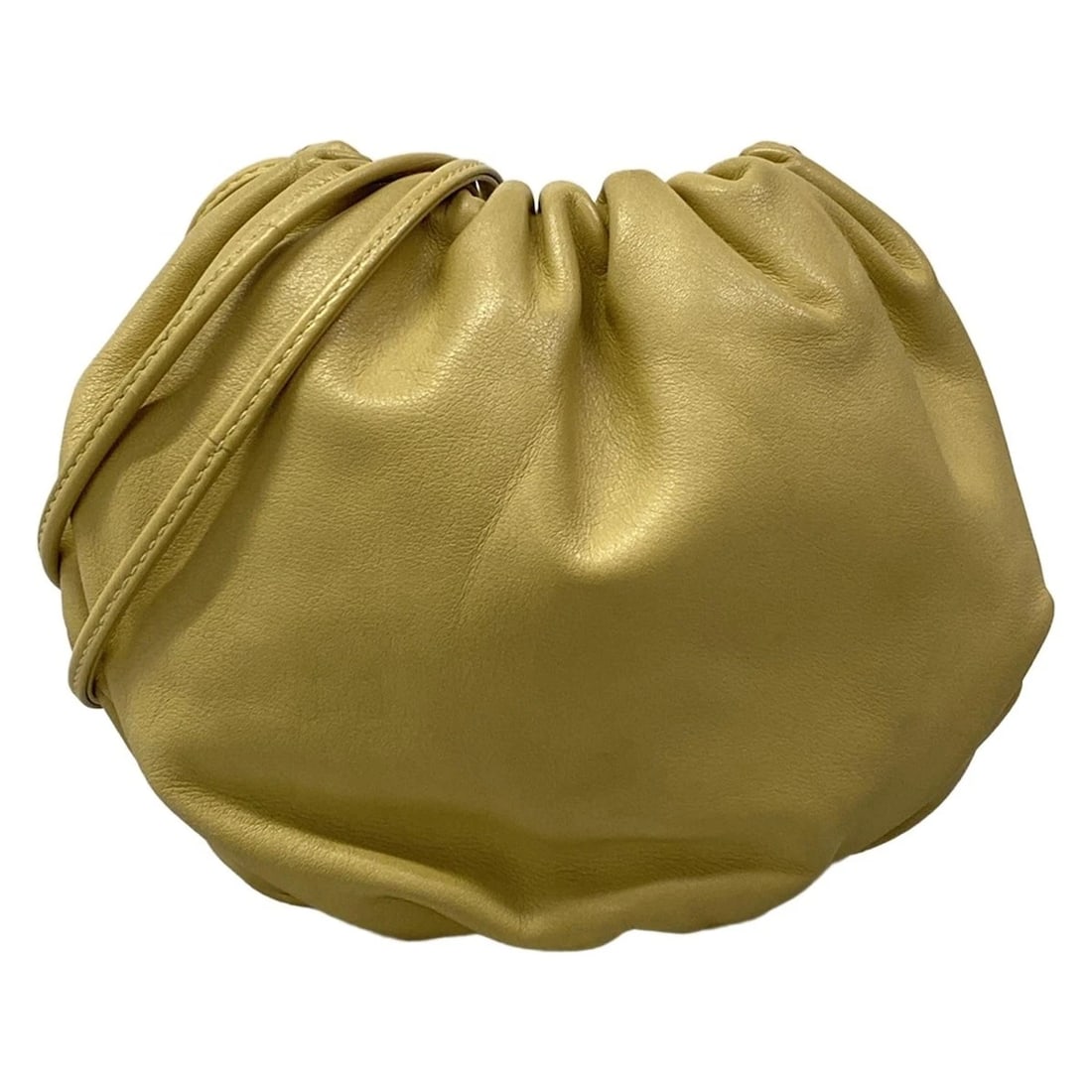 BOTTEGA VENETA MINIZA VALVEBEIGE LEATHER SHOULDER BAG: BOTTEGA VENETA miniza valveBeige Leather Shoulder Bag Brand: BOTTEGA VENETA Type/Style: Shoulder Bag Material: Exterior Material Leather Color: Exterior Color Beige Size: Height : 6.1 inch (15.5 cm) W