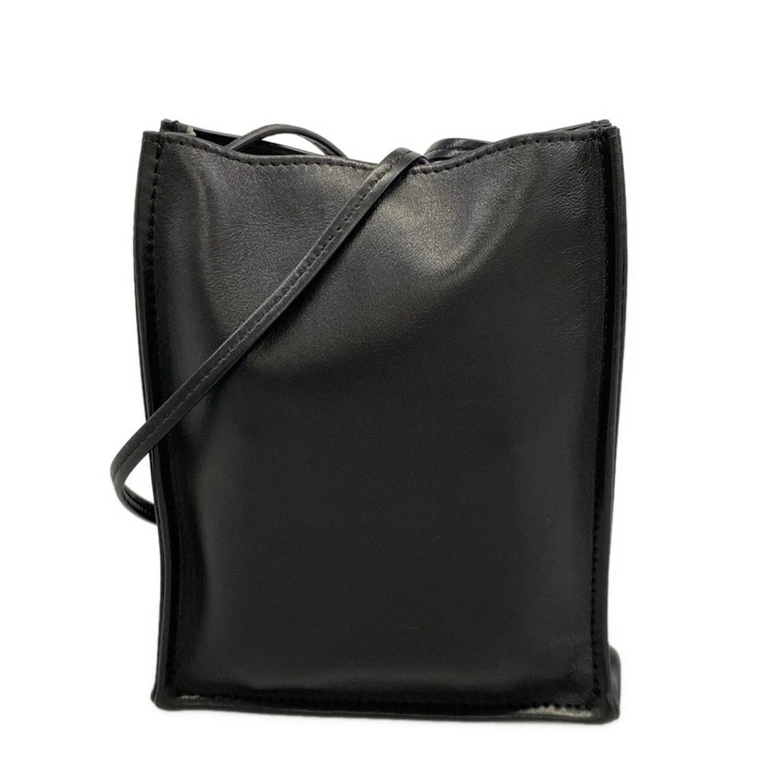 THE ROW TUGO SMALL CROSSBODY BLACK LAMBSKIN SHOULDER BAG (1 of 9)